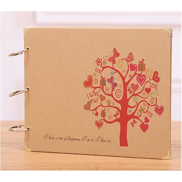 Album ảnh bìa cứng - Cây tình yêu mùa Thu Size 27x20cm