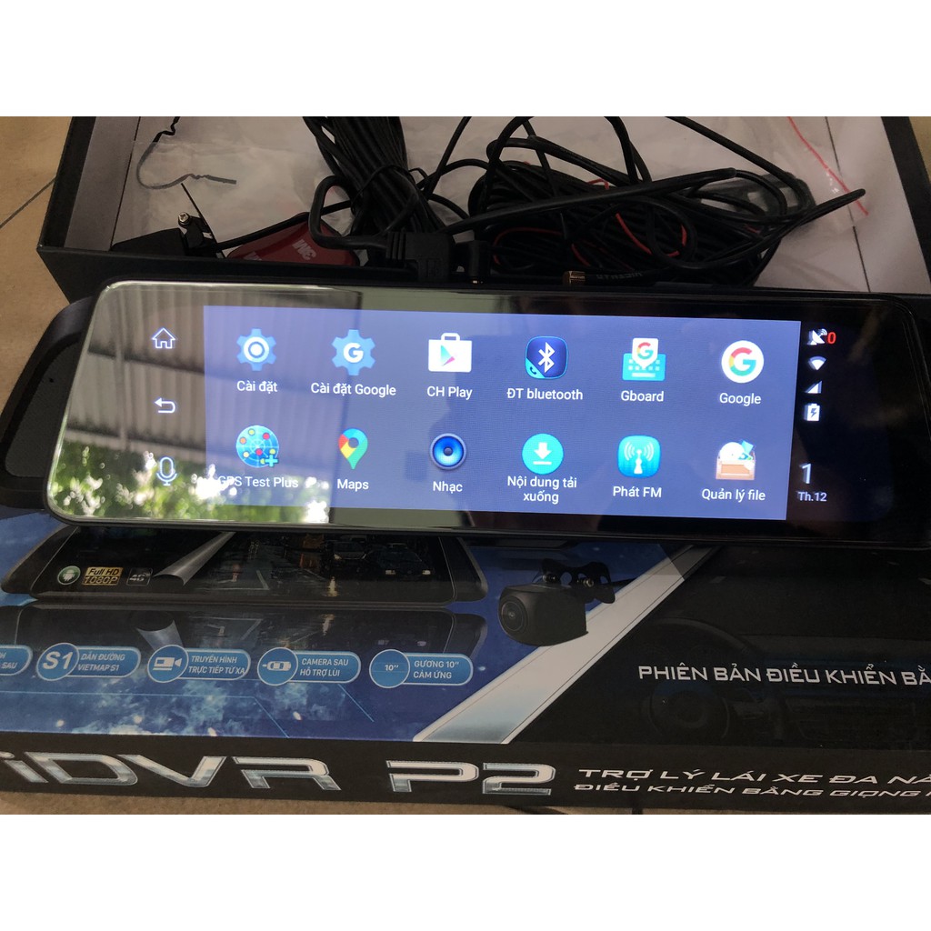 Camera Hành Trình Vietmap P2 - Trợ lí lái xe đa năng, điều khiển bằng giọng nói (Tặng thẻ 32G + Sim 4G) | BigBuy360 - bigbuy360.vn