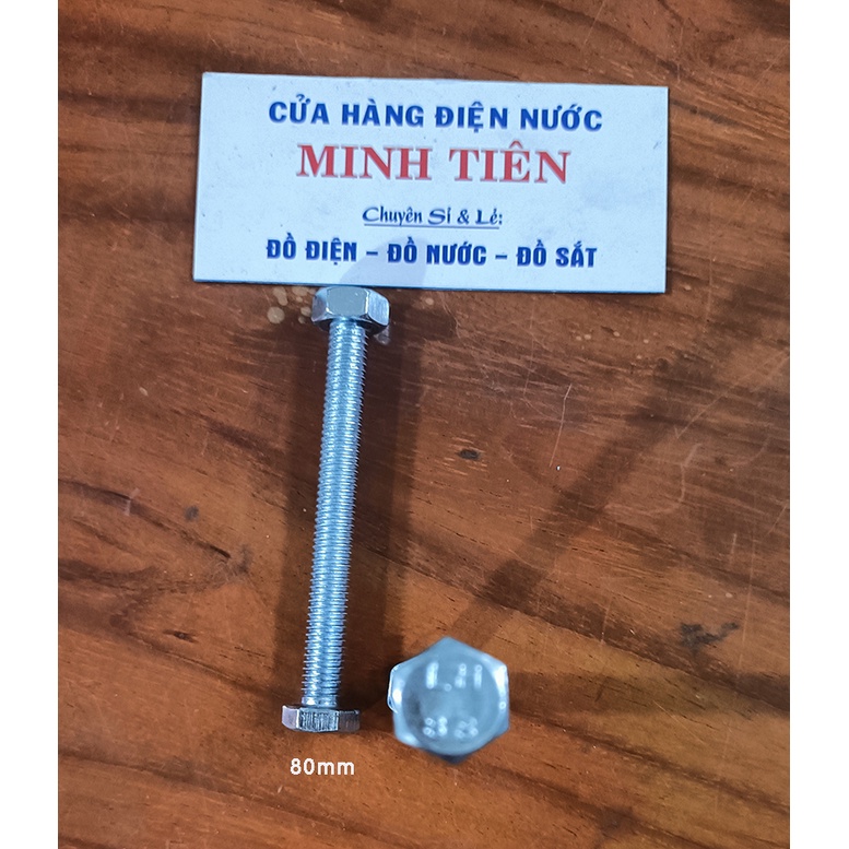 Bù lon, Bulon con tán 8 ly kích thước 8x60, 8x80, 8x100, 8x120