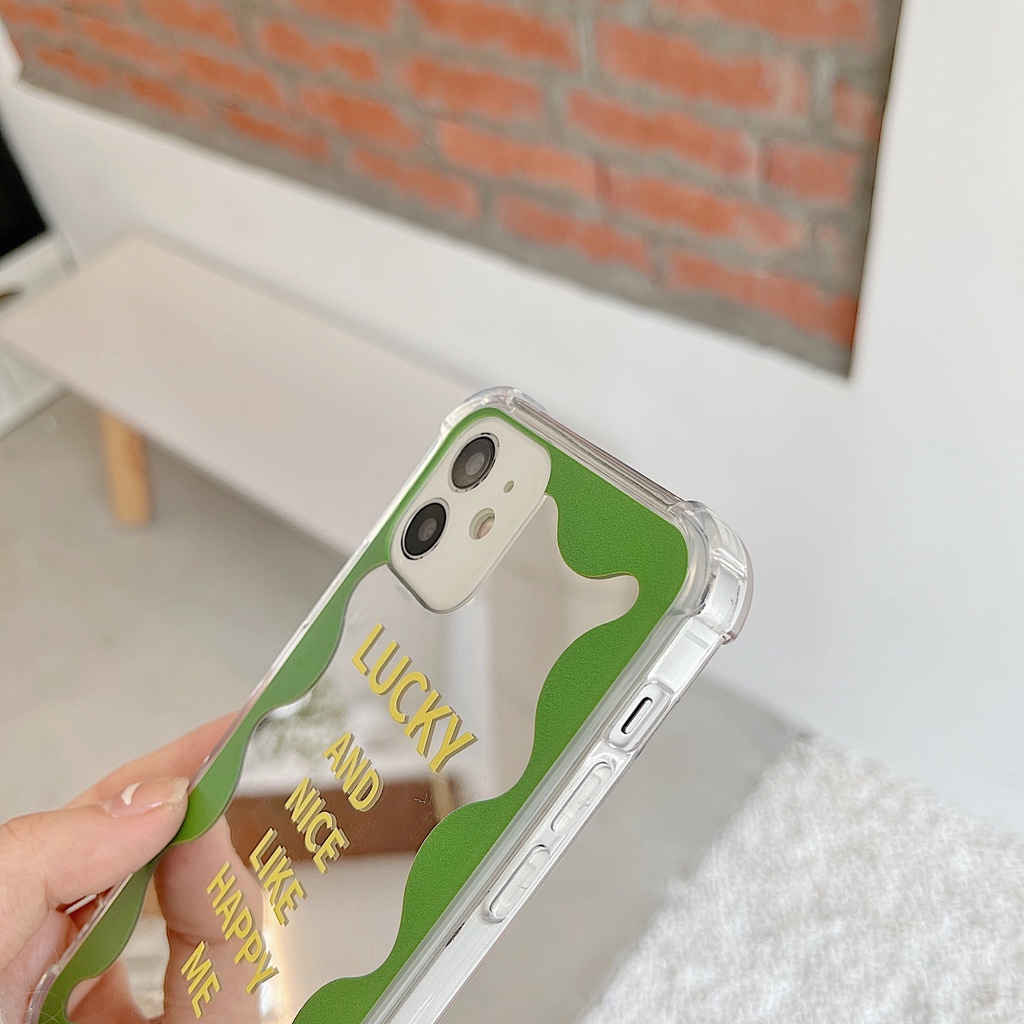 Ốp lưng iphone Ốp Điện Thoại TPU silicone Mặt Gương Thời Trang Cho iPhone 11 pro max X Xr Xs max 7 8 Plus 13 14pro pro max Dinuo case