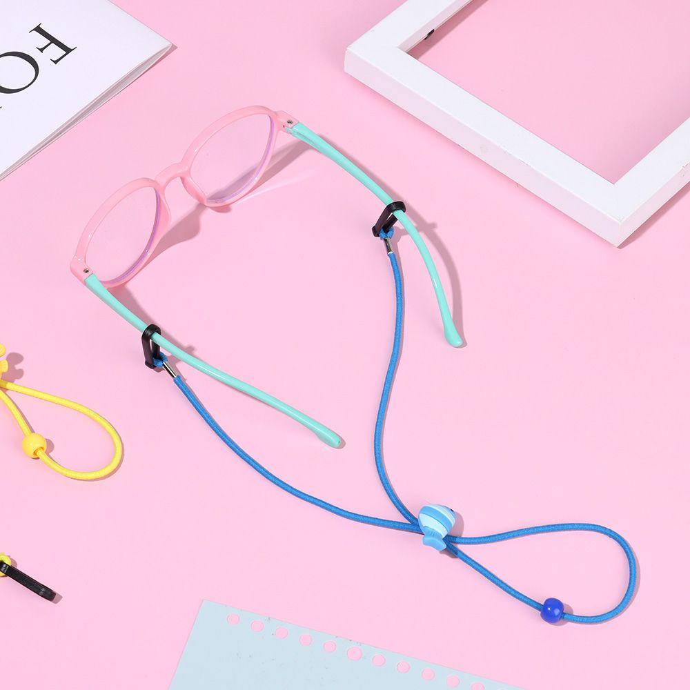 MAX=&gt; Cartoon Animal Kids Glasses Chain Elastic Eyeglass Holder Child Eyewear Cord Cute Nylon Boys Girls Neck Strap Glasses Band Strap