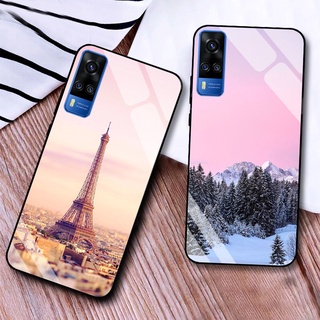 Ốp Lưng VIVO Y51 2020 Mặt kính cường lực Cao Cấp, Sang Trọng thiết kế Độc Quyền