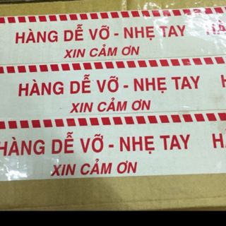 Băng dính NIÊM PHONG "HÀNG DỄ VỠ" 100Ya