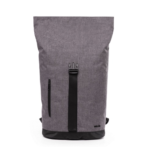 Balo Thời Trang, Cặp Laptop Cao Cấp AGVA Trek 15.6" Grey Thiết Kế Kiểu Nắp Gập Độc Đáo, Tăng Sức Chứa Tiện Lợi - Balocen