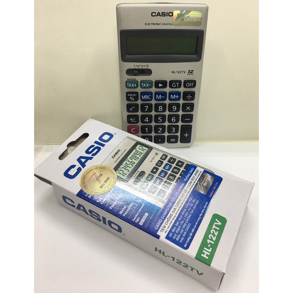 Máy Tính Cầm Tay Casio HL 122TV