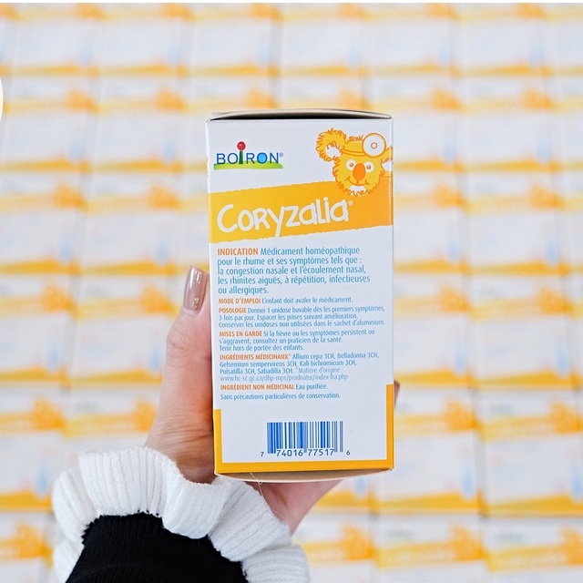 Muối uống vi lượng đồng căn Boiron Coryzalia 15 tép/ 30 tép