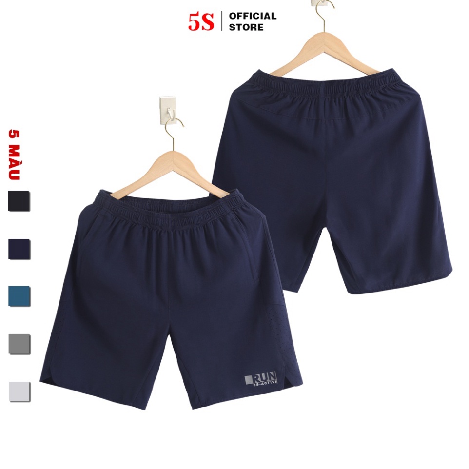 (Sẵn) Quần Short Nam RUN ACTIVE 5S Vải Gió (5 màu), Phong Cách Thể Thao, Thiết Kế Xẻ Gấu Trẻ Trung (QSG22014) (ảnh thật)