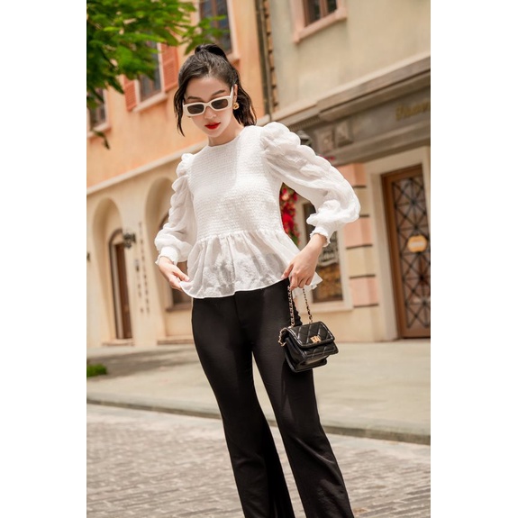OLV - Áo Seashell Shirring Top