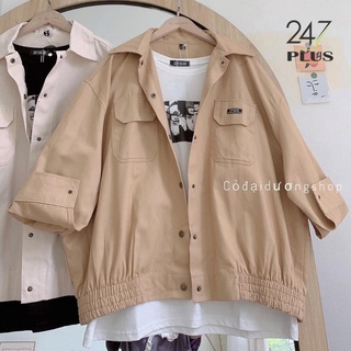 Áo Khoác Bomber Chất Kaki Dễ Phối Đồ