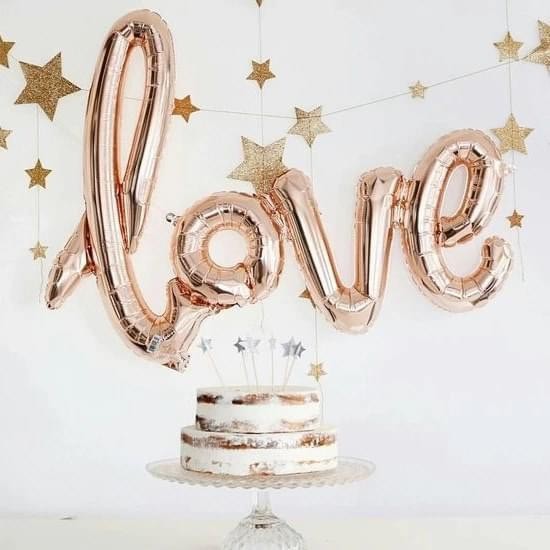 Chữ Love Bong Bóng Trang Trí Tiệc Sinh Nhật, Cưới, Lễ Kỷ Niệm