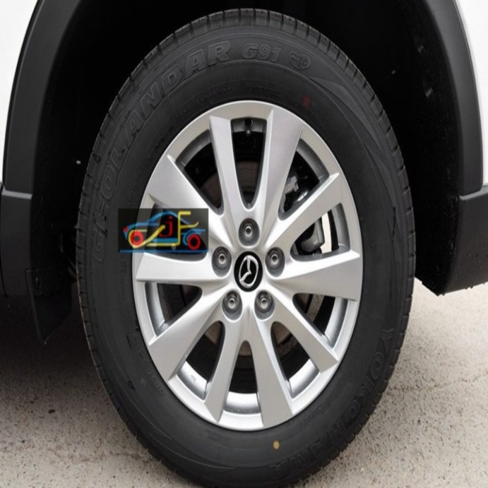 Logo chụp mâm bánh xe hãng MAZDA, đường kính 57mm