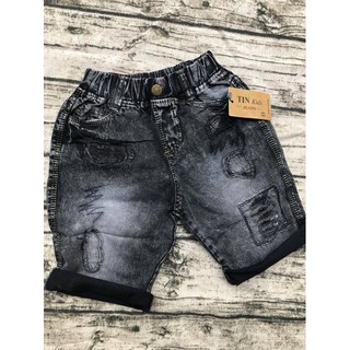 Quần short jeans cá tinh (Size 19-35kg)