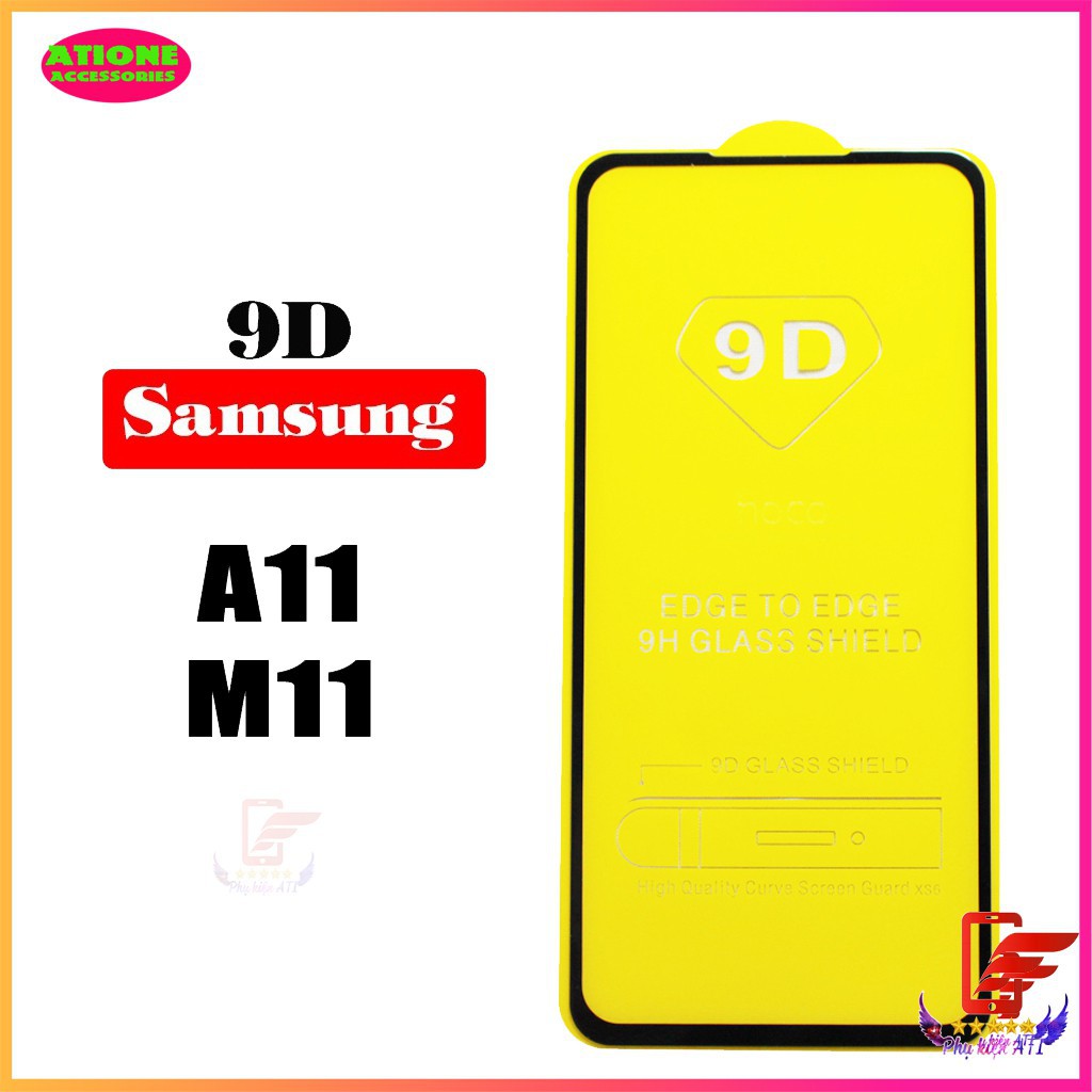 COMBO 2 KÍNH FULL MÀN FULL KEO 9D SAMSUNG A11