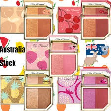 T O O F A C E D Bảng bắt sáng, và tạo khối Face Blush Duo Fruit Cocktail