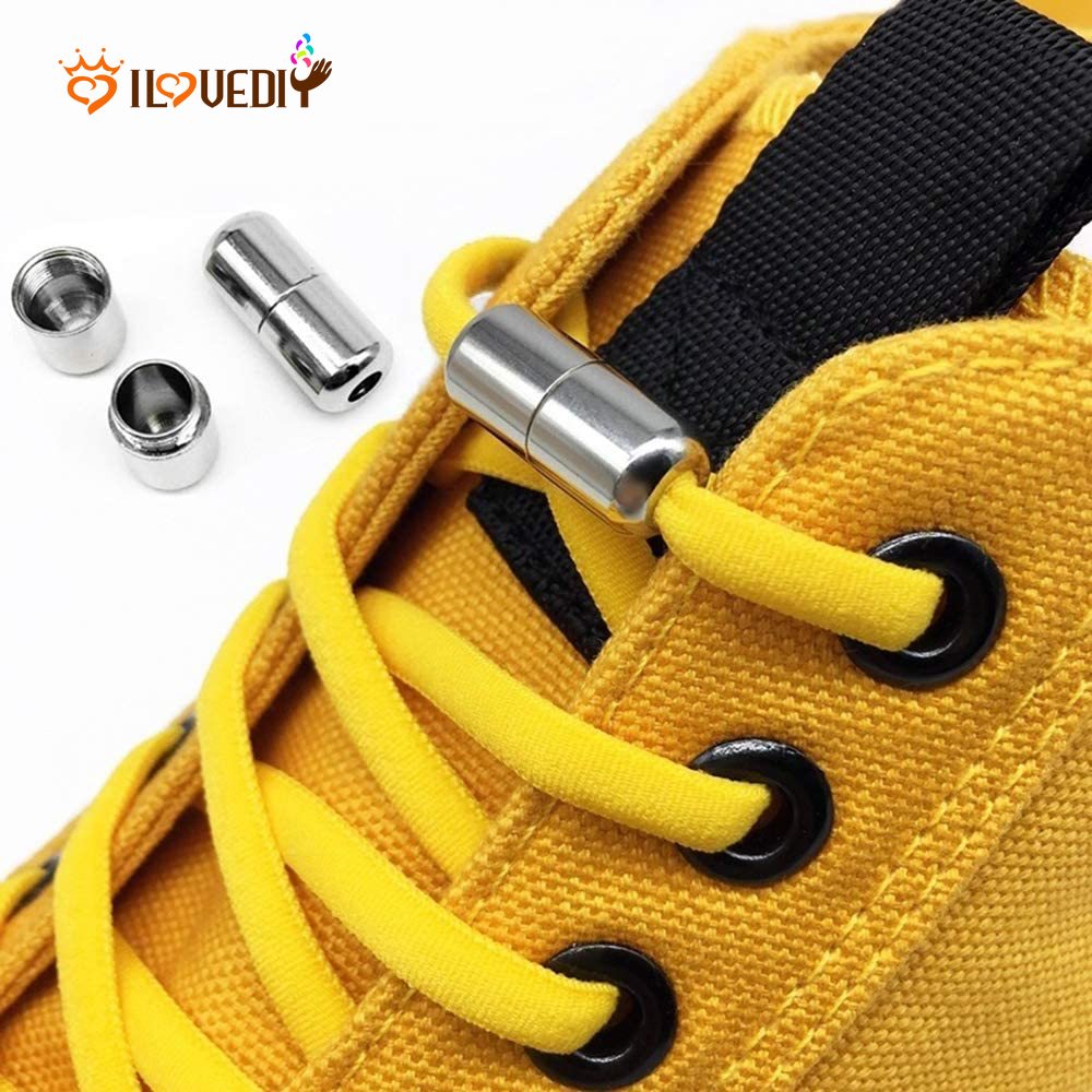 1 Cặp Khóa Dây Giày Bằng Kim Loại Sáng Tạo