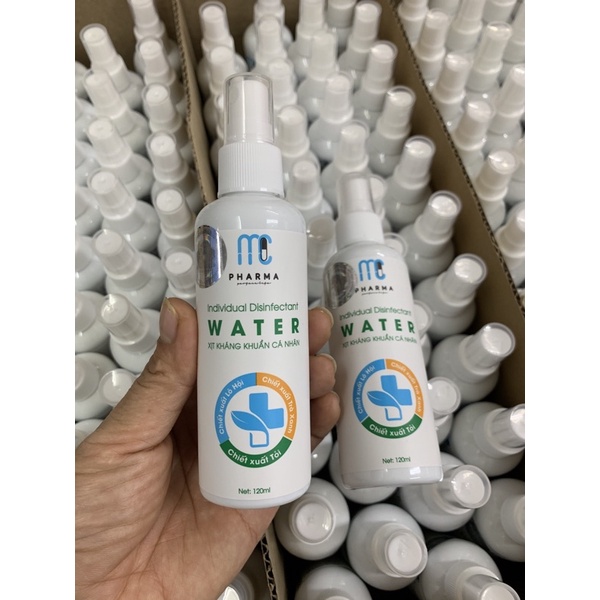 🤚 [ Loại To 120ml ]Xịt KHÁNG KHUẨN CHUẨN HÀNG CHÍNH HÃNG MC PHARMA KHÔ NHANH SAU 3S 🤚