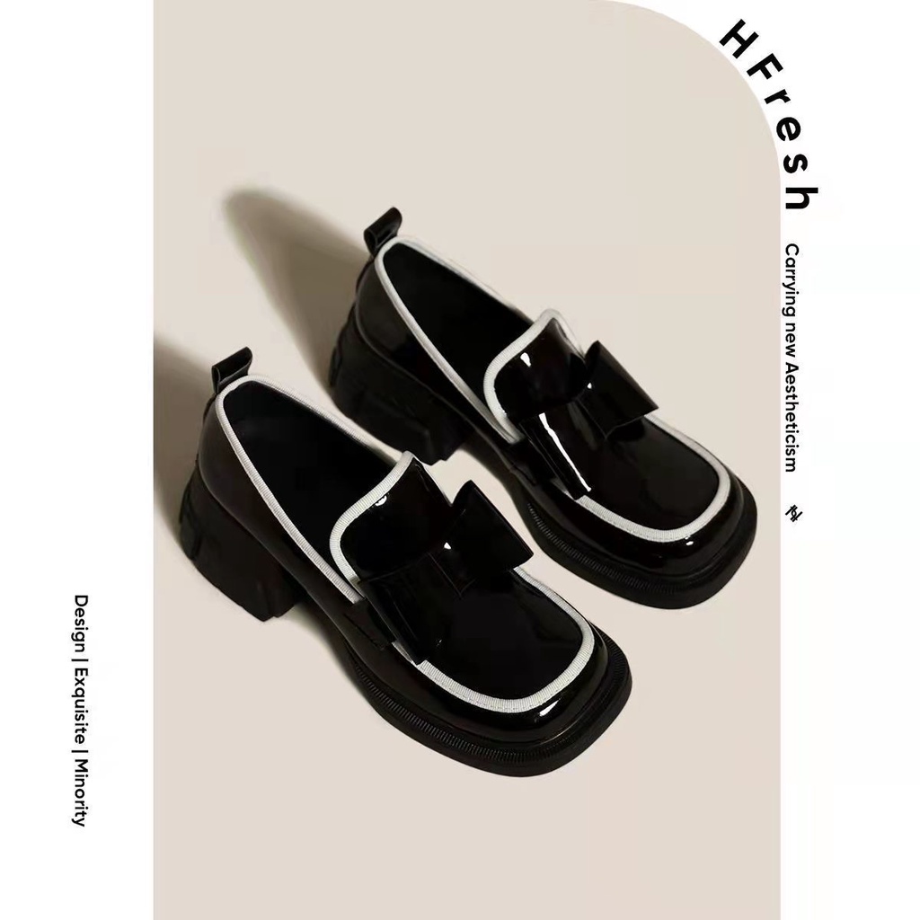 Giày Da Cao Gót Bít Mũi Phong Cách Châu Âu Thời Trang Cho Nữ 2022