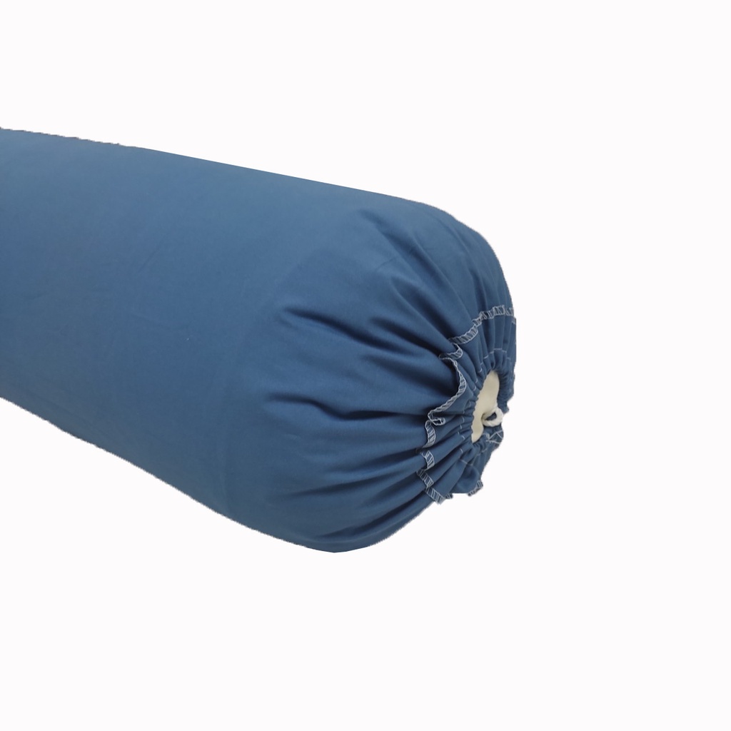 Vỏ gối ôm cotton tici 35x100cm giá siêu rẻ cho áo gối màu xanh biển