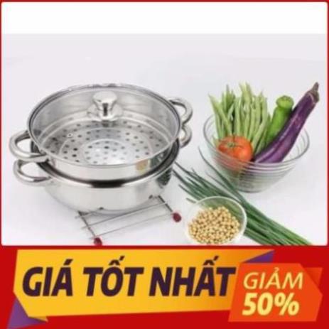 Nồi Hấp Inox 2 Tầng Đa Năng Tiện Dụng