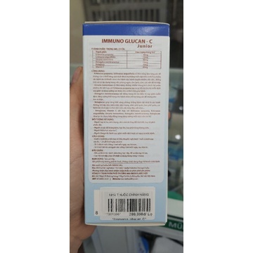 IMMUNO GLUCAN-C - Tăng cường đề kháng miễn dịch cho bé chai 100ml
