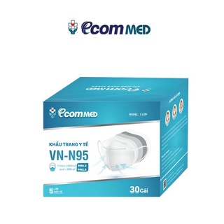 Ecommed khẩu trang N95 lọc bụi mịn,kháng khuẩn