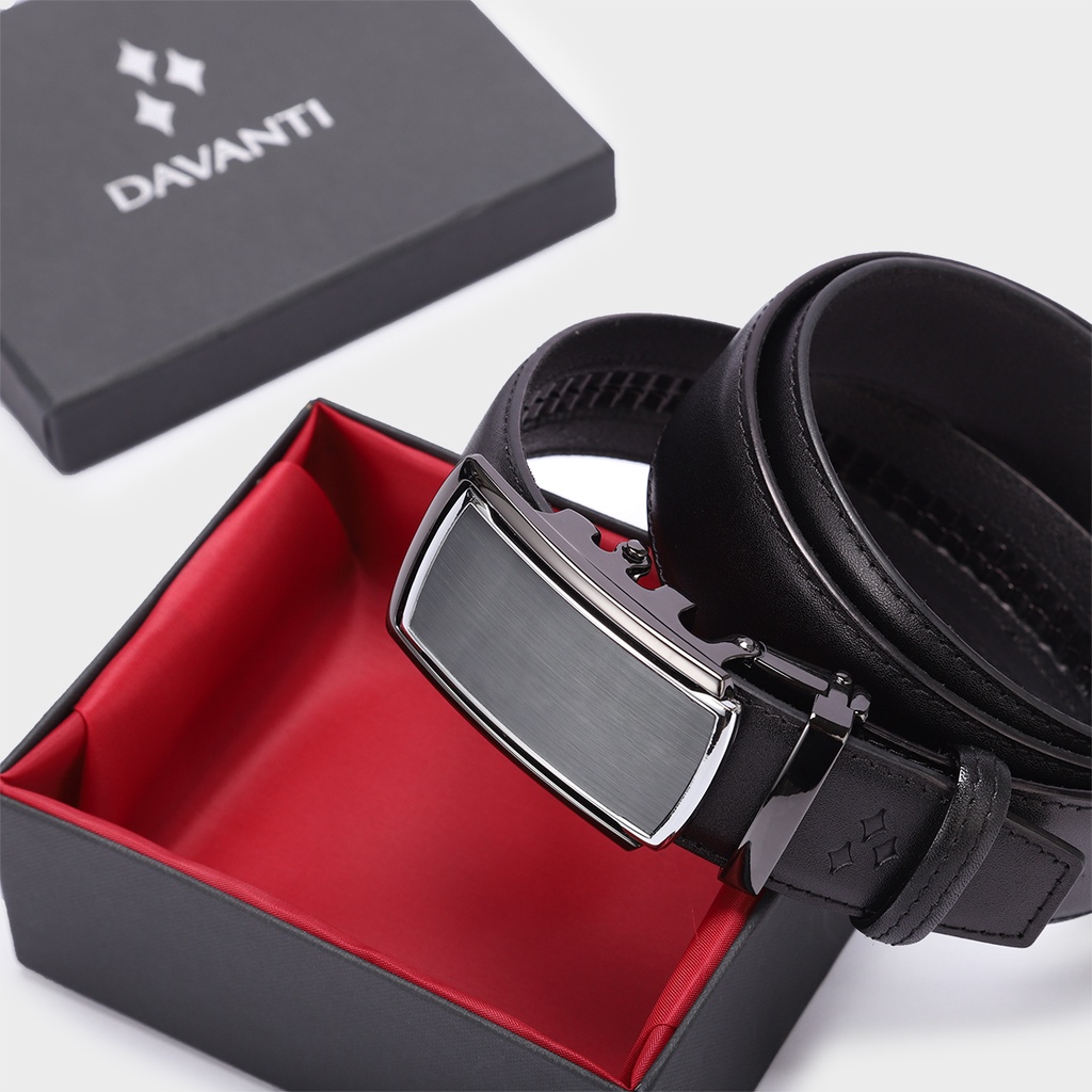 Thắt Lưng Nam DAVANTI Da Bò Công Sở DAVANTI Dây Trơn Lịch Lãm DT236D27