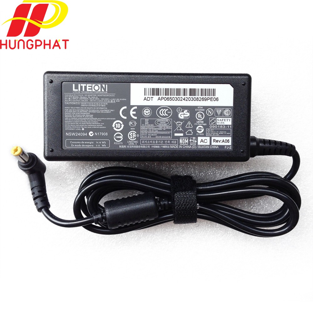 , sac laptop acer 19V - 3.42A, 65W