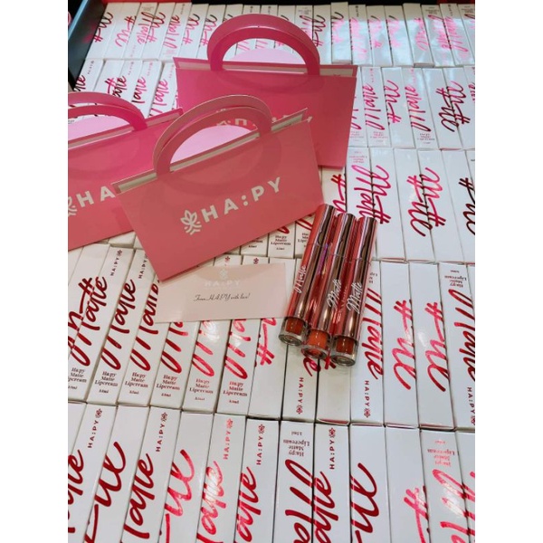 Son kem siêu lì Hapy Matte Lipstick chính hãng