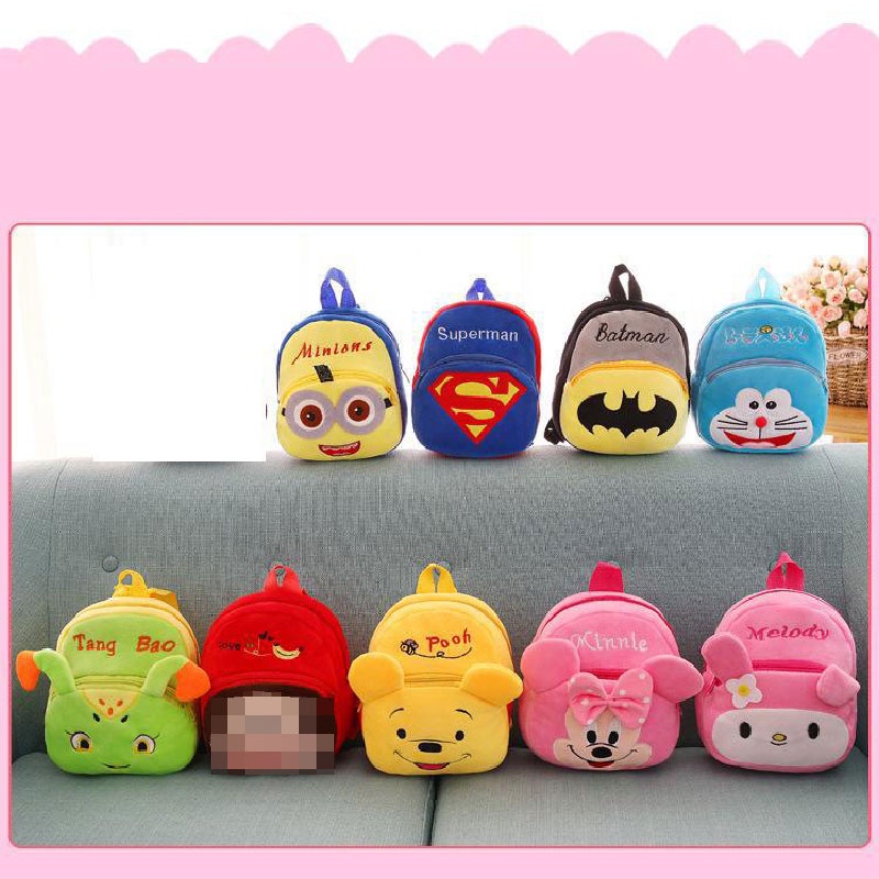 Balo đi học YADOU hình thú nhồi bông hoạt hình đáng yêu dành cho bé