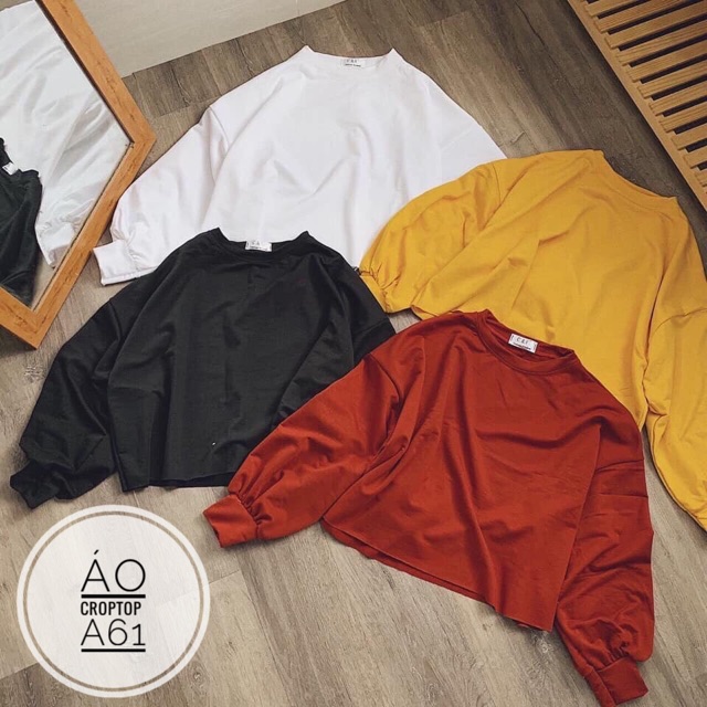 Bigsize Áo croptop A61