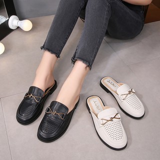 Giày Bít Mũi Thoáng Khí Thời Trang Cho Nữ Size 32-43