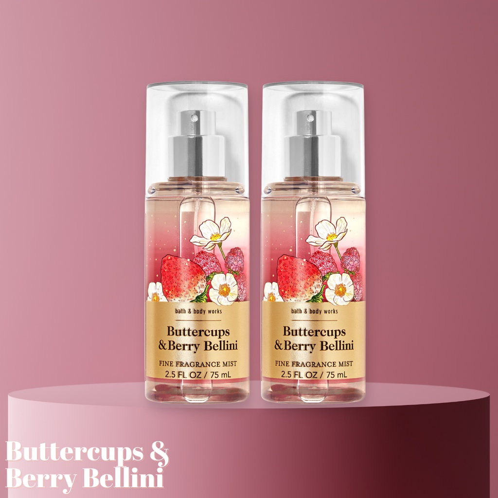 MINI TRAVEL SIZE 75ML - XỊT THƠM BODY MIST TOÀN THÂN BATH & BODY WORKS  SIZE DU LỊCH CHÍNH HÃNG