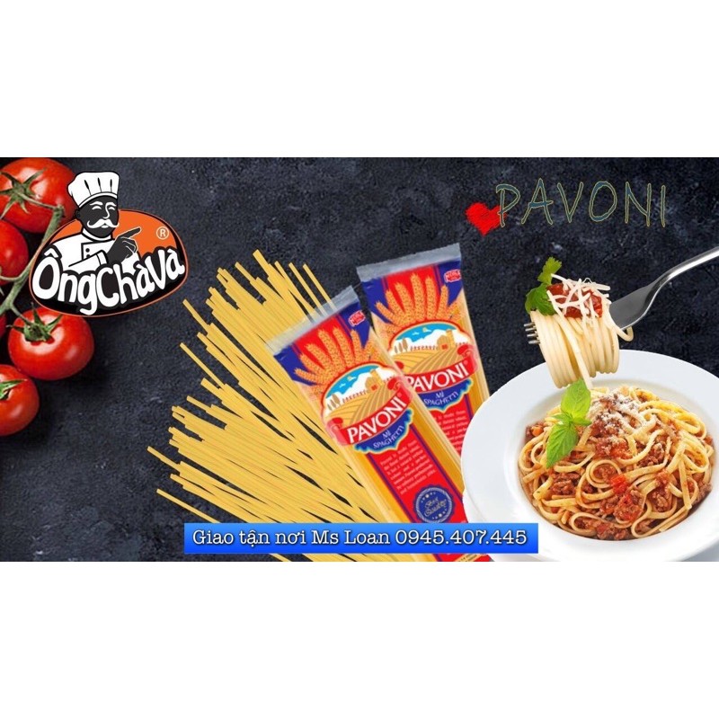 Mỳ ý Spaghetti Pavoni 400gr hsd 11/11//2023