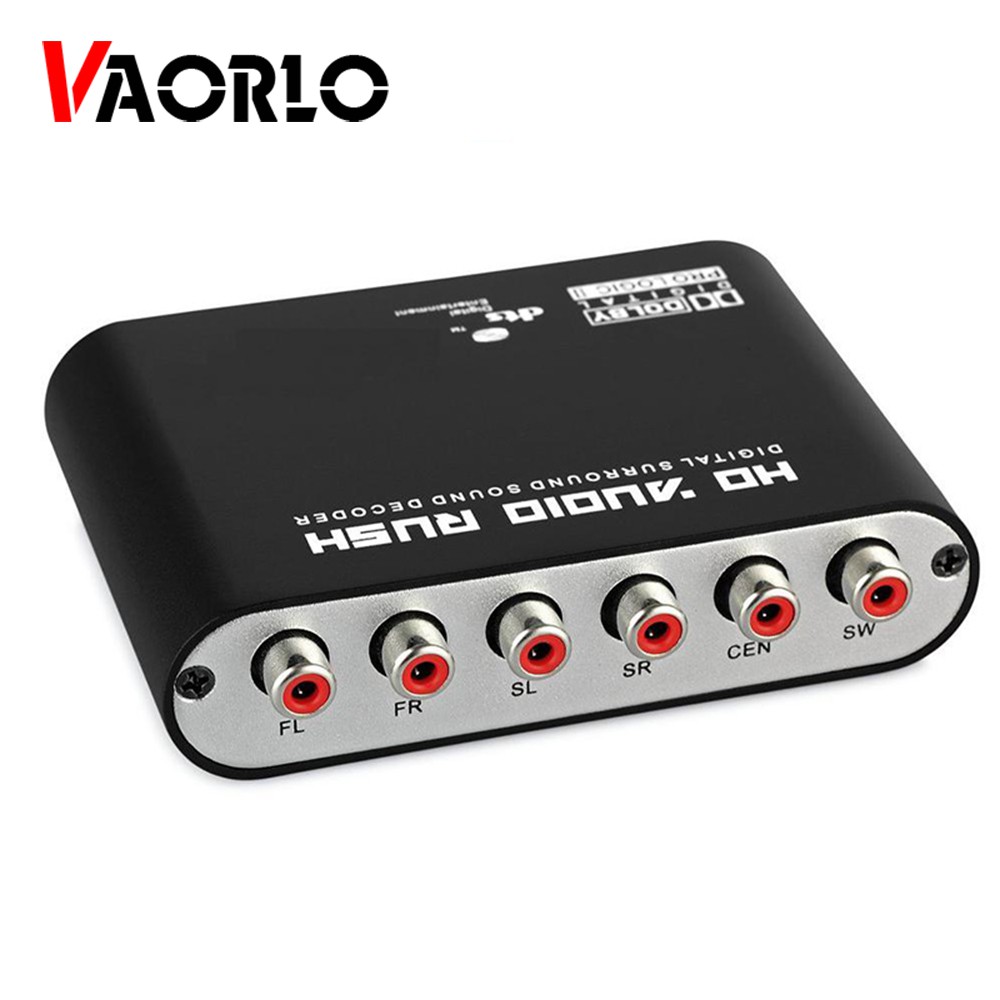 Bộ Giải Mã Âm Thanh Kỹ Thuật Số 5.1ch hd Audiorush spdif coaxial Sang rca dts ac3
