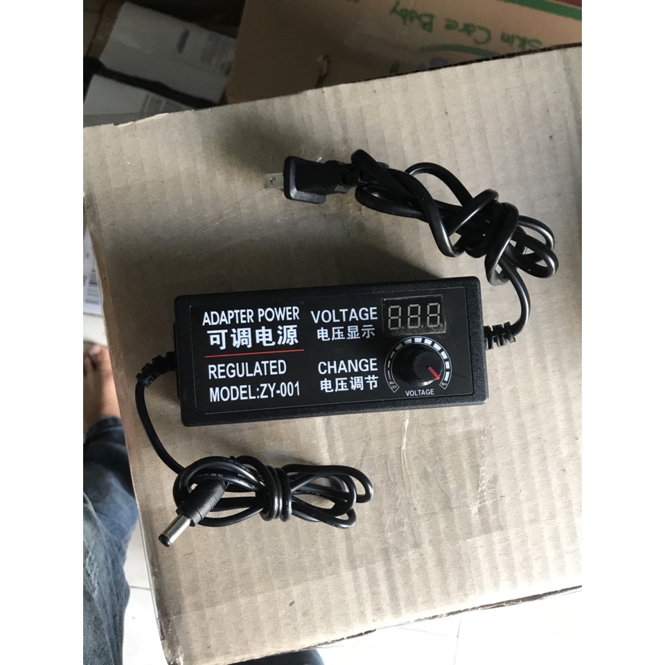 Adapter đa năng điều chỉnh dòng từ 3V-24v điện áp 2A