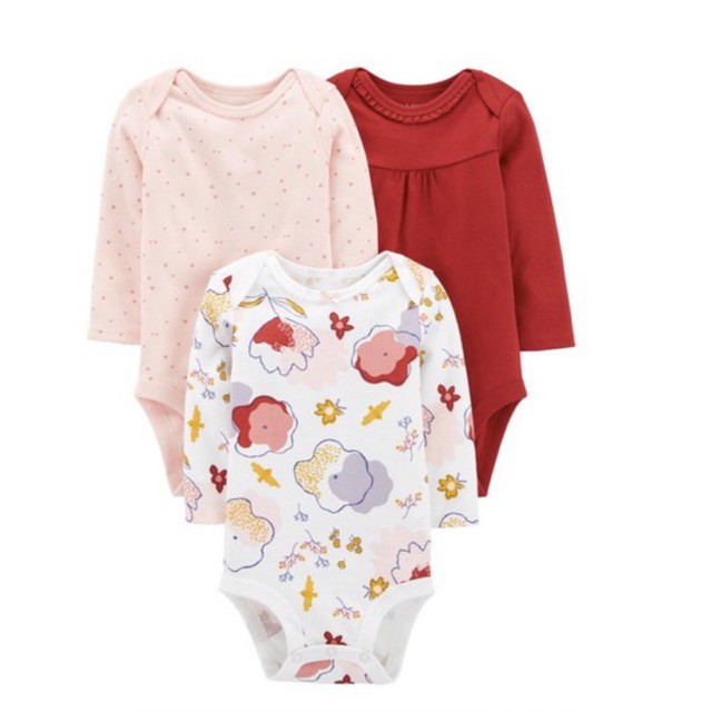 [Sale sốc] Set 7 chiếc bodysuit xuất dư hãng Carter's chất liệu cotton cho bé từ 0-24 tháng ❤Mix Ngẫu nhiên❤️