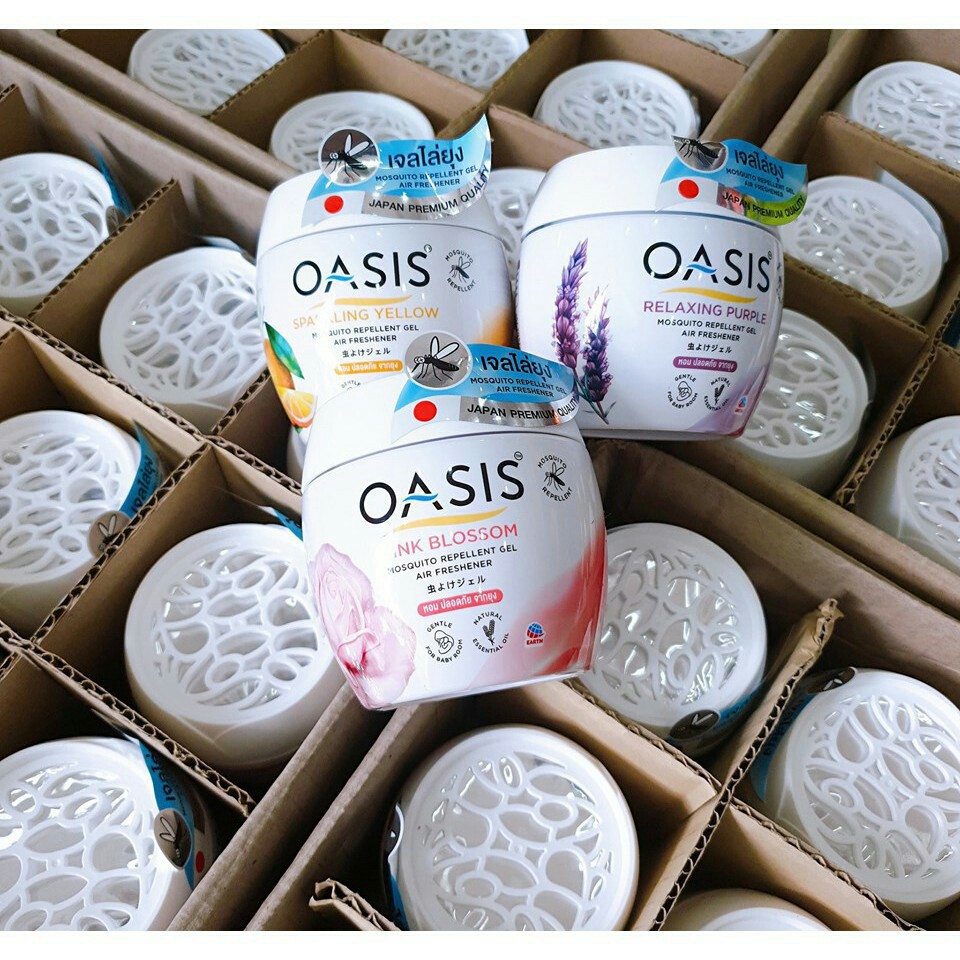 (hot)(yêu thích)Sáp thơm đuổi muỗi OASIS 180g Thái Lan