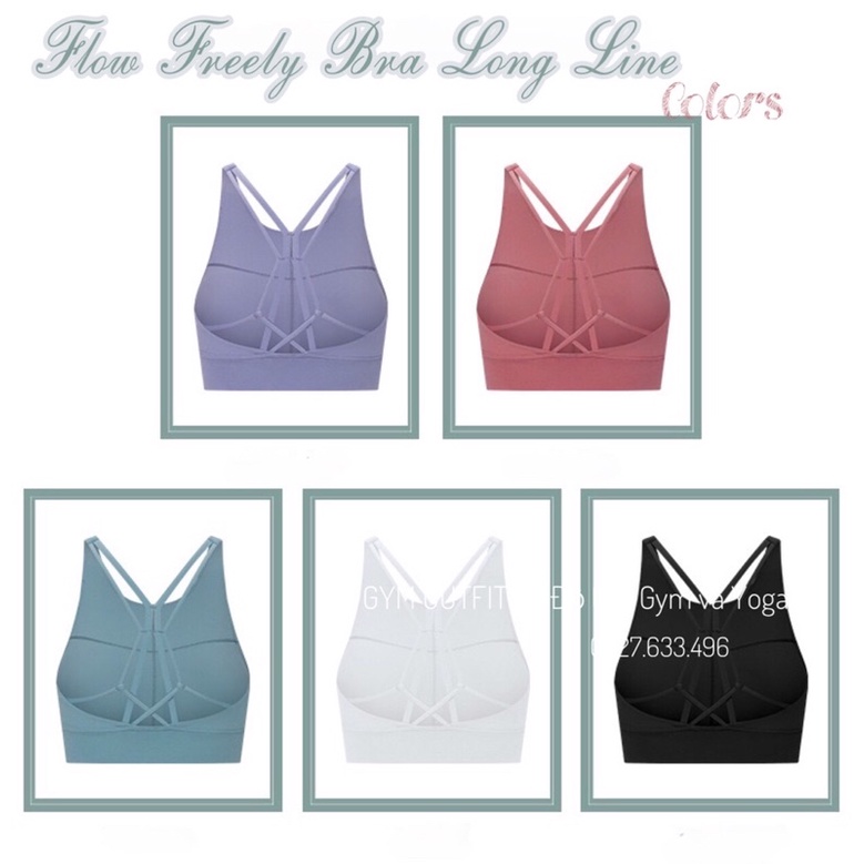 Áo Lót Thể Thao Lululemon Flow Freely Bra Long Line - Áo Tập Gym Yoga Cao Cấp