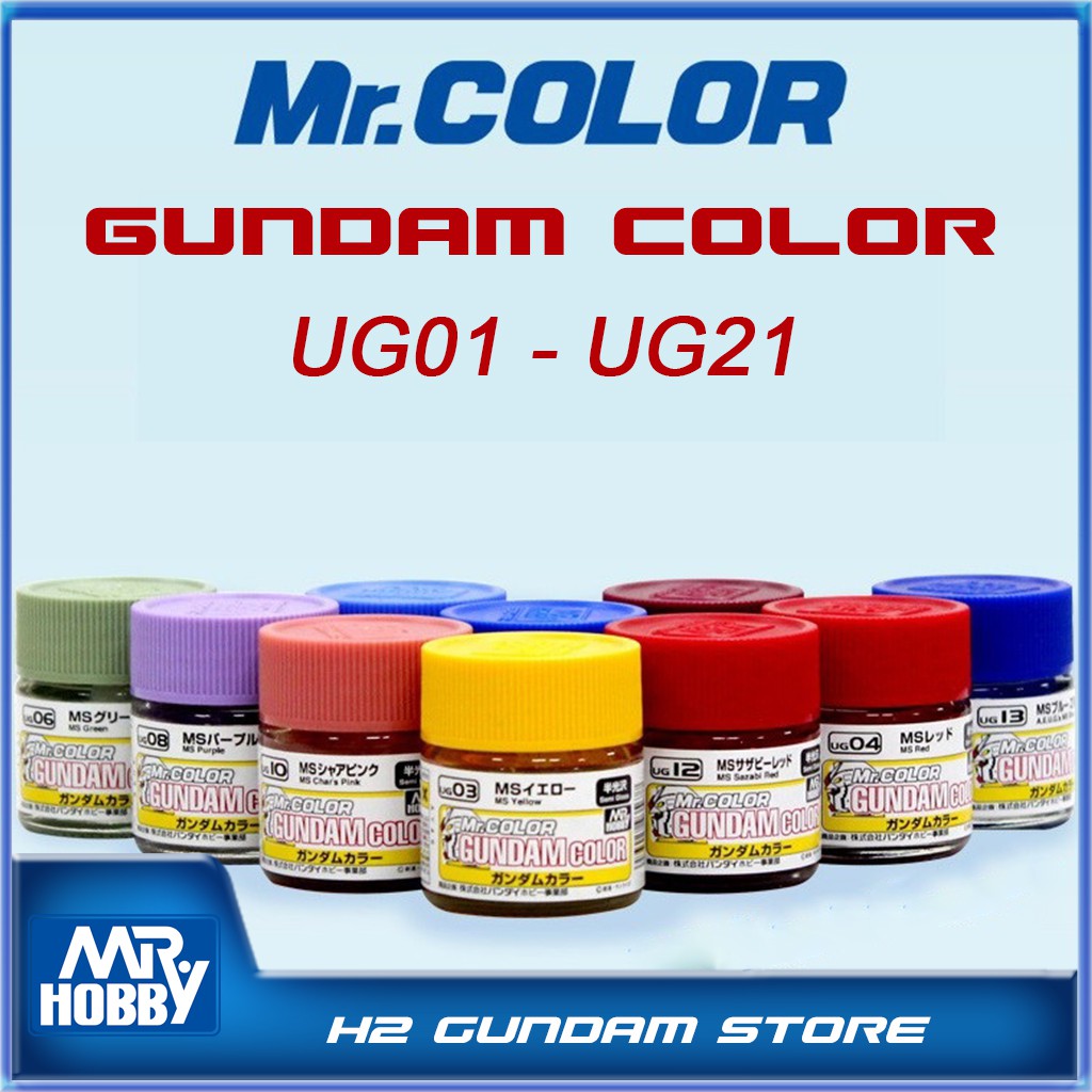 [Mr.Hobby] Sơn mô hình Gundam Color UG01-UG21 (Màu chuẩn Gundam)