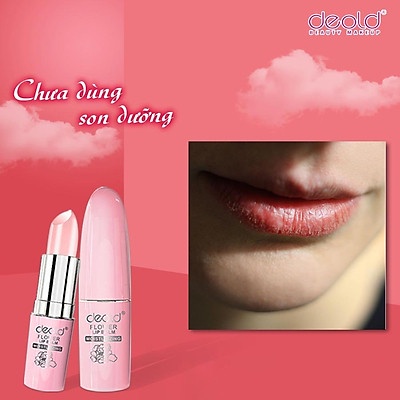 Son Dưỡng Chống Thâm Làm Hồng Môi - Deold Natural Blossom Lip Balm 3.3g