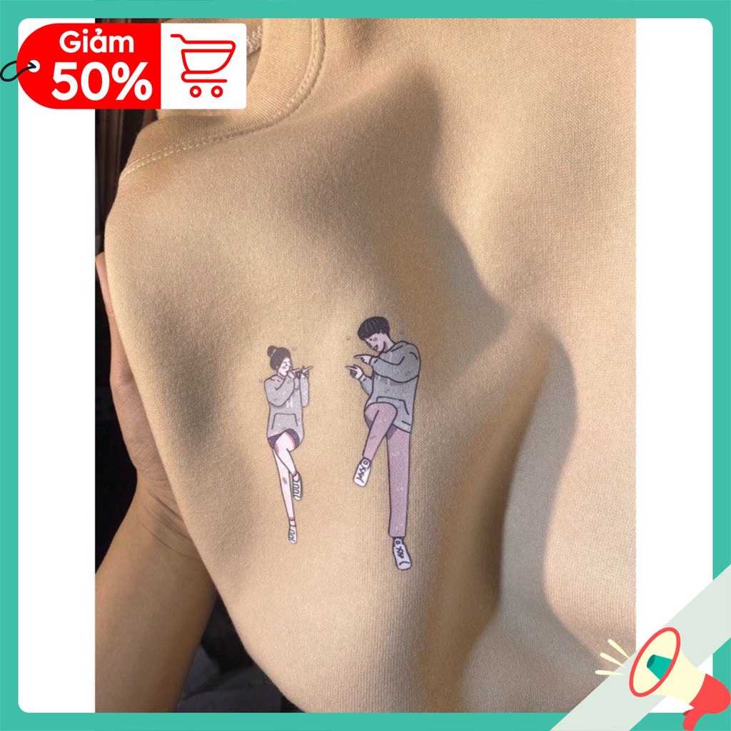 Áo Hoodie nam nữ phong cách ovesize nỉ siêu đẹp vải dày from rộng Unisex | BigBuy360 - bigbuy360.vn