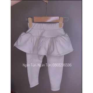 Quần nỉ lót lông cho bé màu be