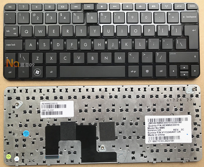 Hp Bàn Phím Hewlett-packard Mini210-1000 1050 1015 1027 1098 1031 1048tu 1051