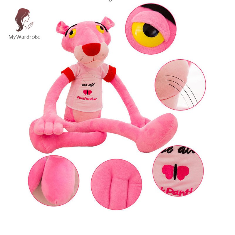 Thú nhồi bông hình chú báo hồng xinh xắn