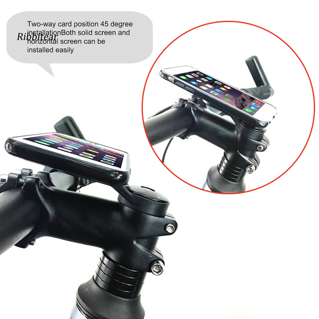 【RBRT】Universal Bicycle Handlebar GPS Mobile Phone Mount Holder Stopwatch Adapter