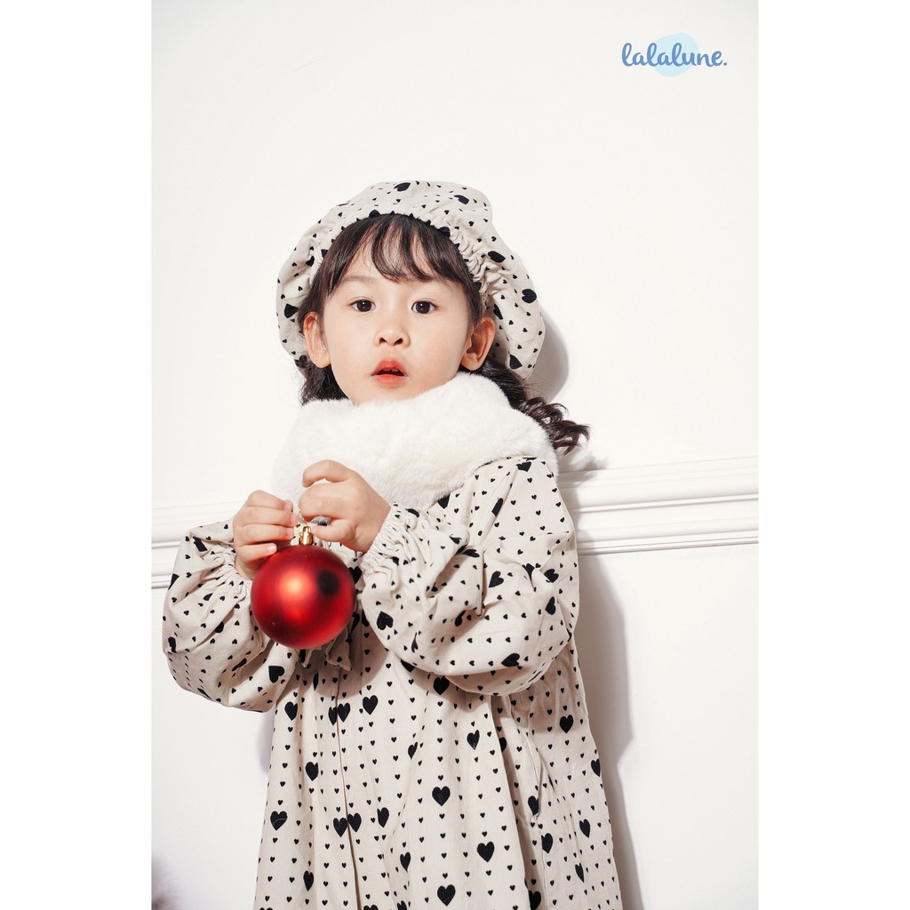 Đầm nhung cotton ivy dress lalalune cho bé từ 2-7 tuổi