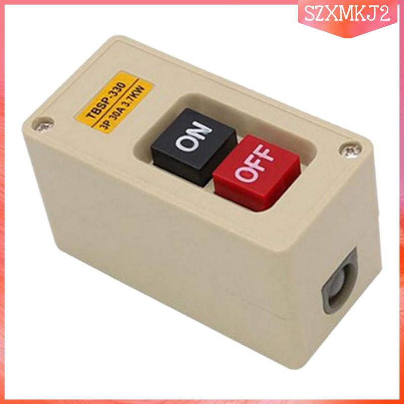 1 Công Tắc Nhấn / Tắt Nguồn Chống Nước szxmkj2 TBSP-330 3P 30A