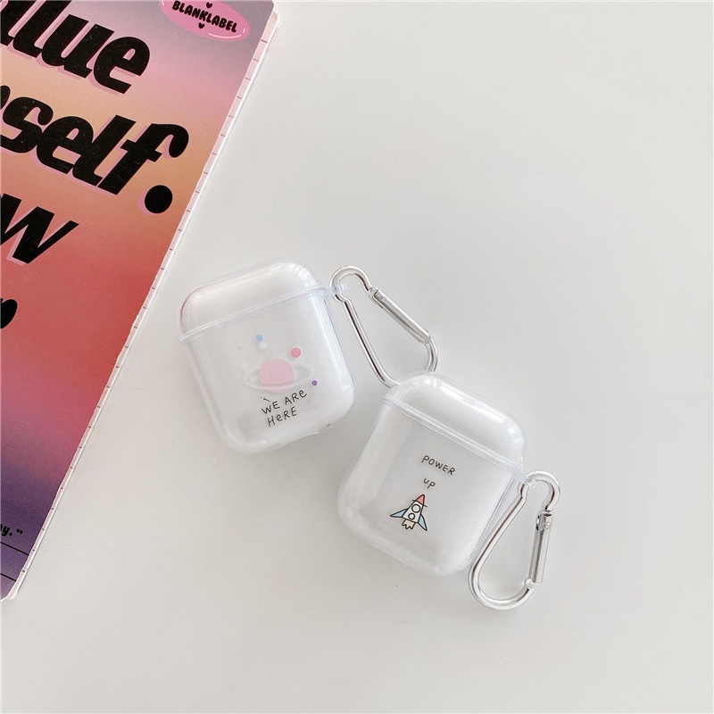 Ốp Bảo Vệ Tai Nghe Airpods 1/2/Pro Vũ Trụ Không Gian