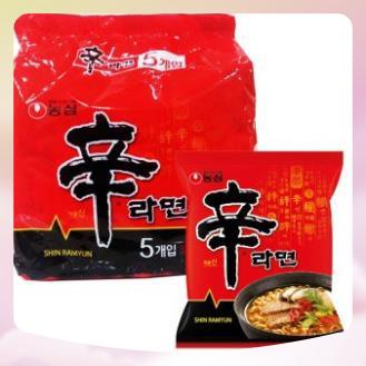 5 gói mì cay Shin Hàn Quốc