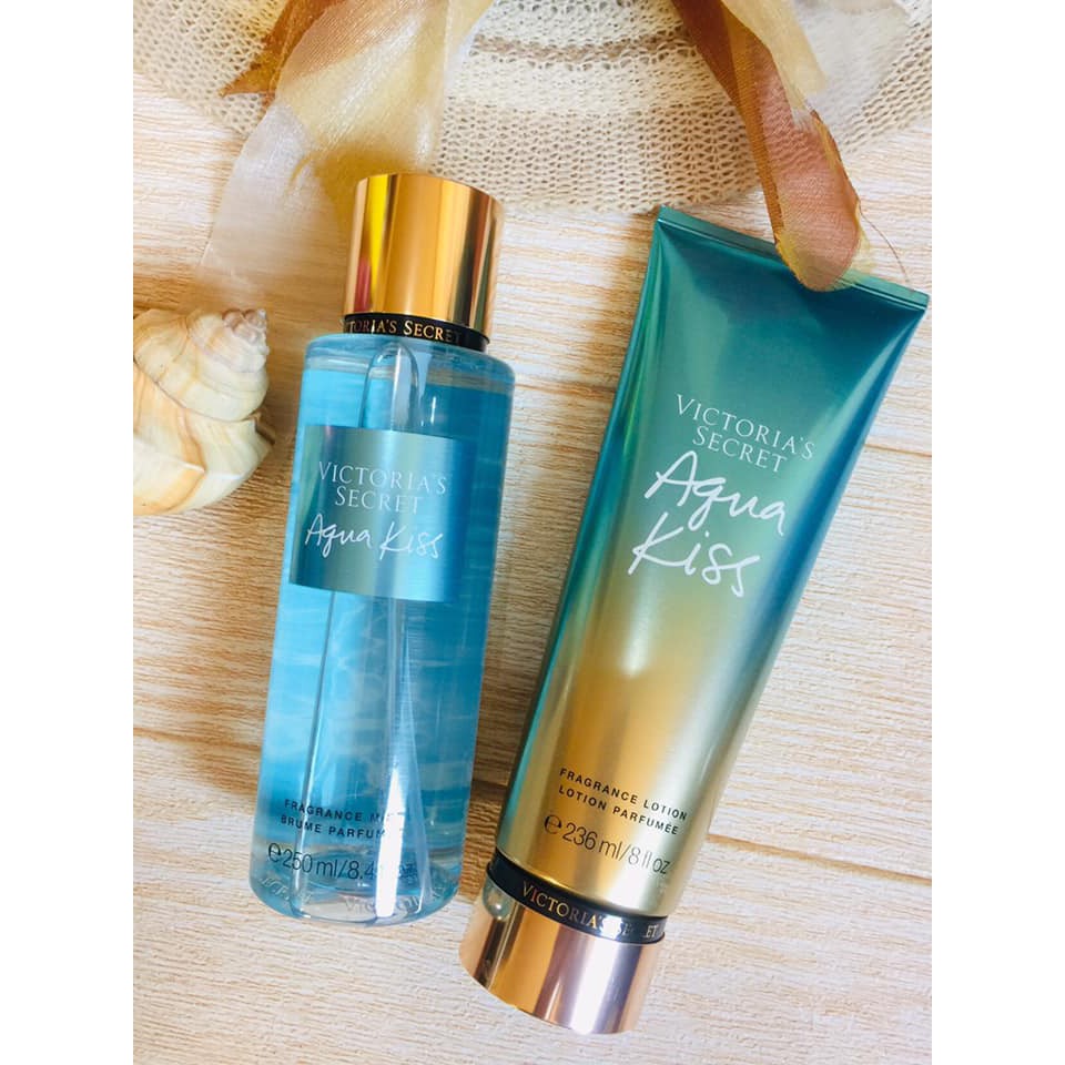 Kem dưỡng thể Victoria's Secret Aqua Kiss Fragrance Lotion (236ml) | BigBuy360 - bigbuy360.vn